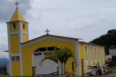 Así luce la capilla de la vereda La Loma Alta, después de su recuperación.