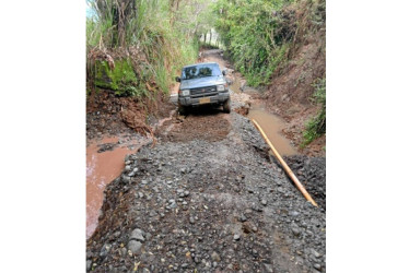 La Secretaría de Infraestructura de Caldas arreglará la carretera entre Mateguadua y Río Pozo, en Pácora.