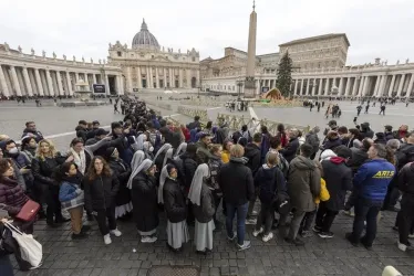 Visitantes en la Ciudad del Vaticano