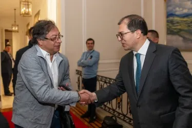 Presidente, Gustavo Petro; y el fiscal, Francisco Barbosa.