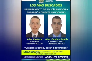 Alias Camilo (manizaleño) y alias Chatarra. 