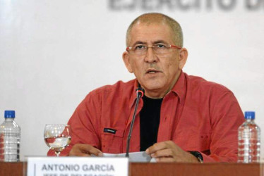 Eliécer Chamorro, alias Antonio García, comandante del Eln.