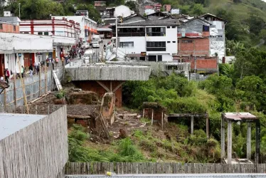 Calle Real de Salamina después de seis años del incendio