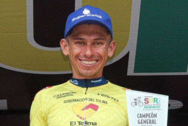En la Vuelta al Sur, además de Chaparro, hubo otros 14 ciclistas caldenses.