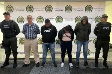 Capturados durante operativo contra la extorsión carcelaria.