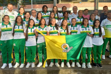 El seleccionado de Caldas, categoría sub-19, que participará desde hoy en el Selectivo a los Juegos Nacionales. 