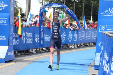 El rumano-francés Félix Duchampt fue el ganador de la Copa Continental de Triatlón en Chinchiná (Caldas).