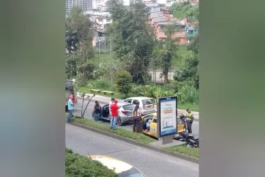 Sitio del accidente en La Asunción.