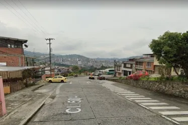 Zona del barrio Eucalipto donde ocurrió el accidente.