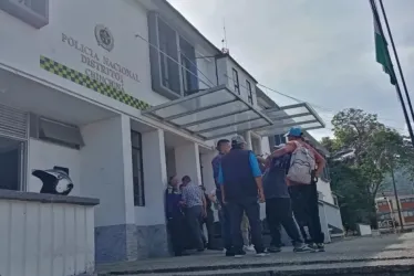 En una celda de la Estación de Policía de Chinchiná ocurrió ayer la conflagración.