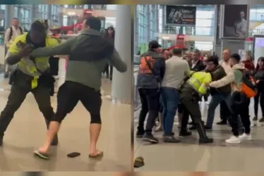 Un noruego y un canadiense agredieron a funcionarios y policía en el aeropuerto El Dorado