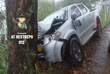 Accidente en la vereda El Descanso de Neira.