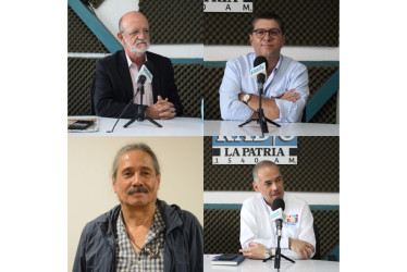 Henry Gutiérrez, Luis Roberto Rivas, Fernando Toro y Carlos Andrés Cruz, en términos deportivos, están en la carrera por llegar de primeros a la meta de la Gobernación de Caldas.