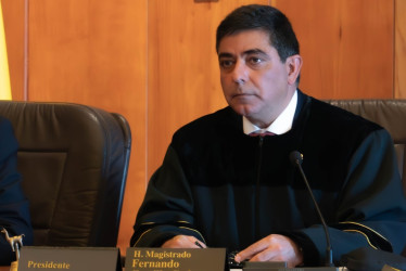 Magistrado Fernando Castillo Cadena, presidente de la Corte Suprema de Justicia. 