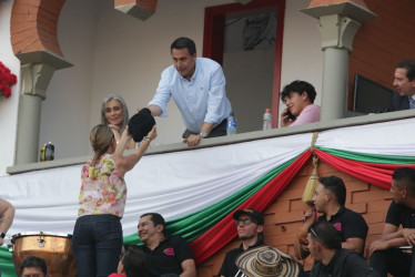 El alcalde Jorge Eduardo Rojas acompañó los distintos eventos programados en la Feria de Manizales.