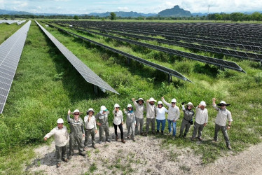 Este viernes el Grupo EPM entregó en operaciones el parque solar fotovoltaico Tepuy, que cuenta con casi 200 mil paneles solares para nutrir al Sistema Interconectado Nacional (SIN).
