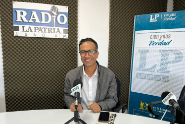 Nicolás Montoya, operador de Reminiscencias Tango Show y vocero del Comité de Tango de Manizales. 