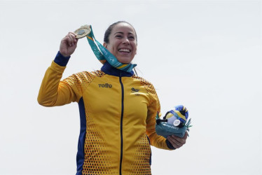 Mariana Pajón, doble medallista de oro de Colombia en los Juegos Olímpicos.