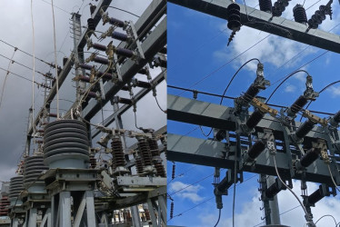 Varios daños han ocasionado fallas en el servicio de energía eléctrica en Manizales. 