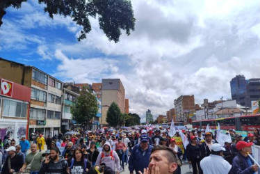 Miles de maestros seguirán en Bogotá, así no haya hoy debate a ley estatutaria de educación. Unos 400 docentes de Caldas participan en las protestas de este lunes en la capital de la República. 