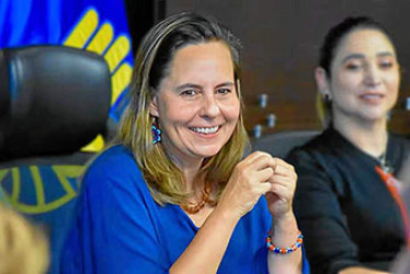 Foto | Fondo de Adaptación | LA PATRIA  Helga Rivas pasó por el Fondo de Adaptación y estuvo encargada de la Unidad Nacional de Gestión del Riesgo.