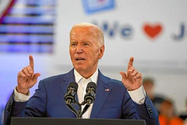 Foto | EFE | LA PATRIA  Joe Biden mantiene su aspiración de continuar en la Casa Blanca.