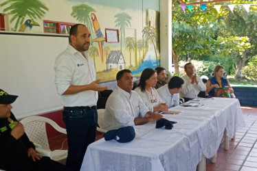 Comunidad y autoridades del Bajo Occidente de Caldas se reunieron en Las Margaritas.