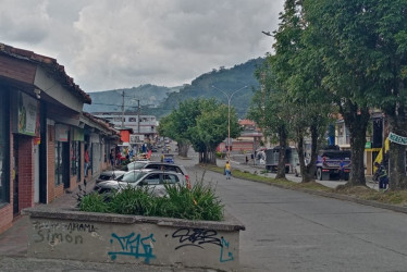 La antigua zona rosa de Chinchiná.