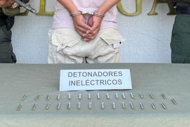 Foto|Ilustración| LA PATRIA  Detonadores ineléctricos.