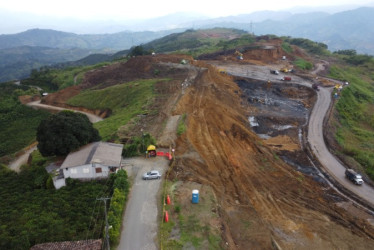 El 12 de julio del 2022 se paralizaron as obras del proyecto Aerocafé en Palestina (Caldas).