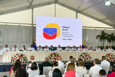 En Caracas (Venezuela) se cumplen los ciclos de la Mesa de Diálogos de Paz del Gobierno nacional con la Segunda Marquetalia.