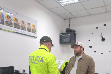 El detenido, foto de Policía Antinarcóticos.