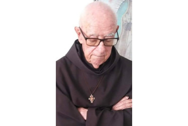 Fray Hernando Bernal Villegas. Tenía 86 años.