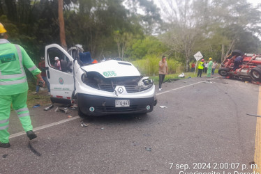 Cinco ocupantes de la buseta que se movilizaba entre Honda y La Dorada murieron tras el accidente.