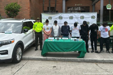 10 personas pertenecerían a la banda que cometió hurtos en siete departamentos de Colombia.