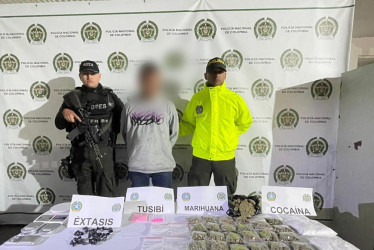 Allanan casa en Santa Rosa de Cabal que servía de acopio y distribución de drogas