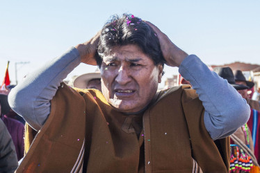 El expresidente boliviano Evo Morales. 