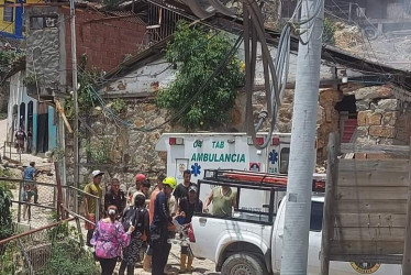 Bomberos lo ayudó.