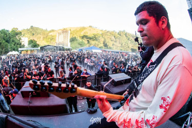 Luego de varias ediciones en las que la sede del Festival Grita fue el ecoparque Los Yarumos, el evento regresó a Expoferias para deleitar a los aficionados a este género musical.