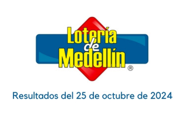 Lotería de Medellín 25 de octubre 2024