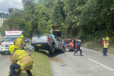 La víctima murió de manera instantánea en el choque registrado cerca del Bosque Popular El Prado, en Manizales.