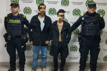 Los dos capturados por generar desórdenes en Samaria son familiares. Causaron problemas a los uniformados durante su detención.