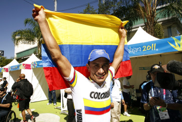 Foto / Archivo / LA PATRIA Marlon Pérez, excampeón mundial de ciclismo juvenil. 