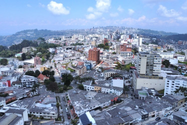 Vista de Manizales desde el sector de La Estrella.