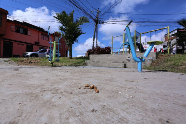 Vecinos del parque infantil expresan que no aguantan los malos olores que generan las heces de perros, que no son recogidas por sus dueños  