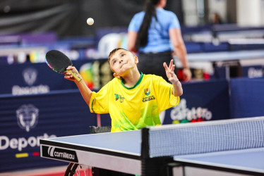 Juan Esteban Gaviria Ospina, campeón en para tenis de mesa. 