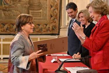 Piedad Bonnett recibió el premio de Poesía Iberoamericana Reina Sofía.