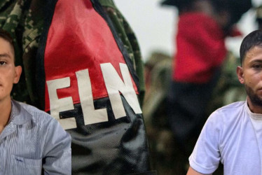 El soldado profesional Iván Estiven Torres y Edwin Marcelo Mora fueron secuestrados por el Eln en Tame (Arauca).