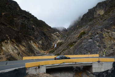 Vía Manizales-Murillo, quebrada La Hedionda