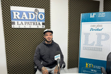 Sebastián Guzmán, estudiante de artes plásticas de la Universidad de Caldas.